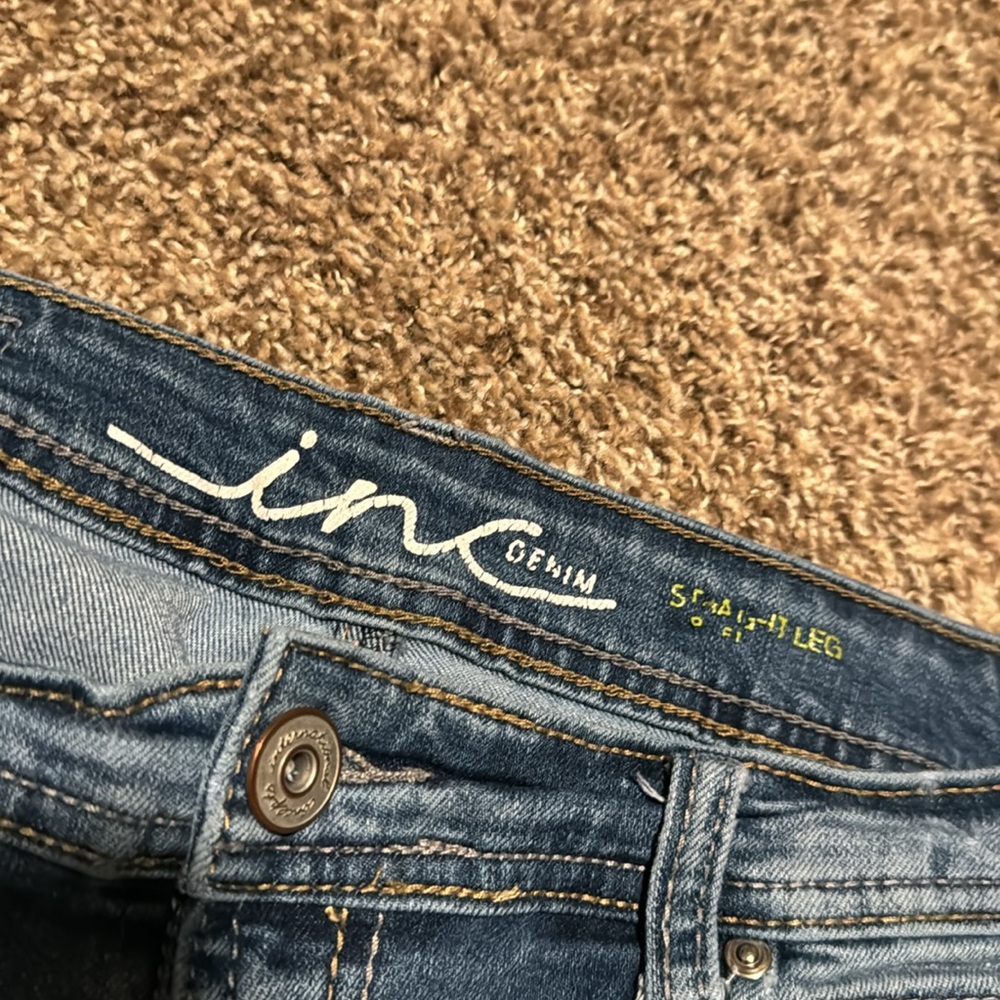 Inc Denim (International Concepts) light stitch straight leg jeans (6, 31”) EUC! - Picture 2 of 9